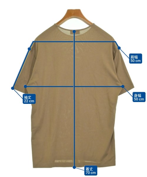 LEMAIRE（ルメール）Tシャツ・カットソー ベージュ サイズ:L メンズ/2200722024171