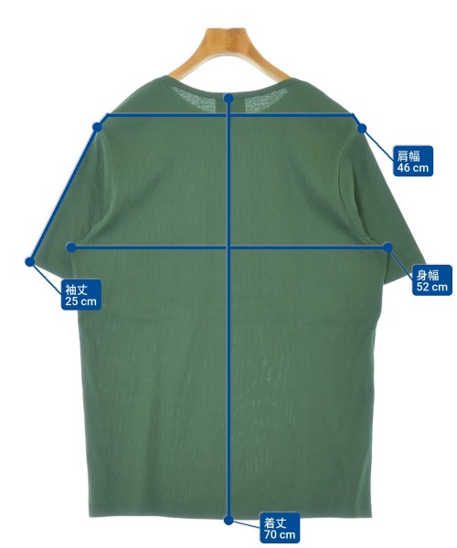 LEMAIRE（ルメール）Tシャツ・カットソー 緑 サイズ:S メンズ/2200683231182