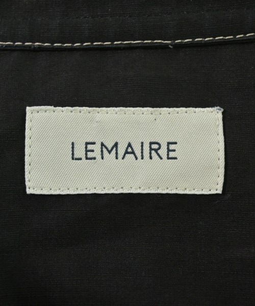 LEMAIRE（ルメール）カジュアルシャツ 黒 サイズ:48(L位) メンズ/2200685132029