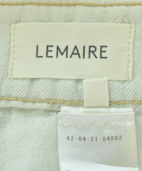 LEMAIRE（ルメール）デニムパンツ 白 サイズ:34(XXS位) レディース/2200679603030