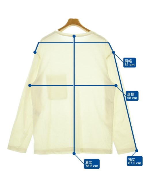 LEMAIRE（ルメール）Tシャツ・カットソー 白 サイズ:M メンズ/2200681576032
