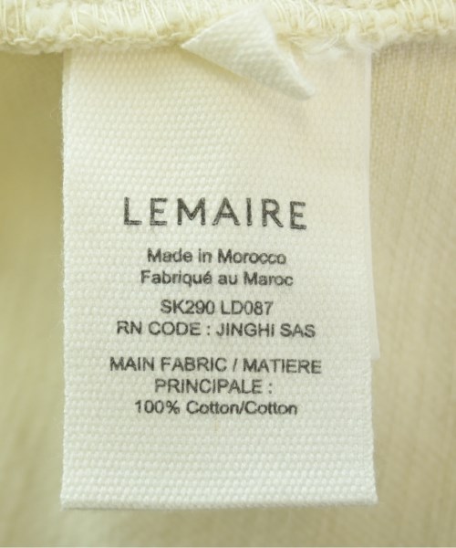 LEMAIRE（ルメール）ワンピース 白 サイズ:34(XXS位) レディース/2200691227023