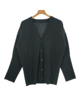 HOMME PLISSE（オムプリッセ）カーディガン 黒 サイズ:2(M位) メンズ/2200622221038