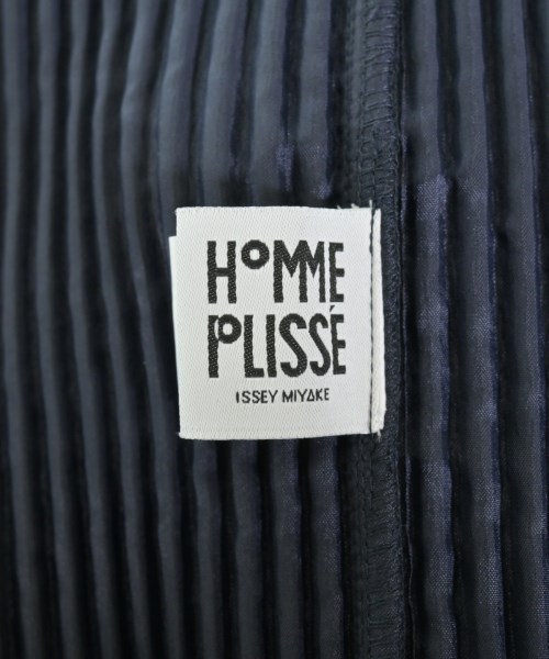 HOMME PLISSE（オムプリッセ）カジュアルジャケット 紺 サイズ:4(XL位) メンズ/2200638281026