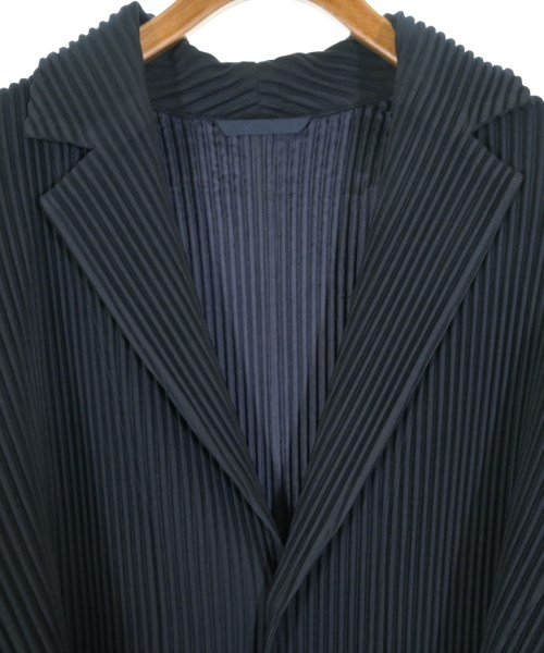 HOMME PLISSE（オムプリッセ）カジュアルジャケット 紺 サイズ:4(XL位) メンズ/2200638281026