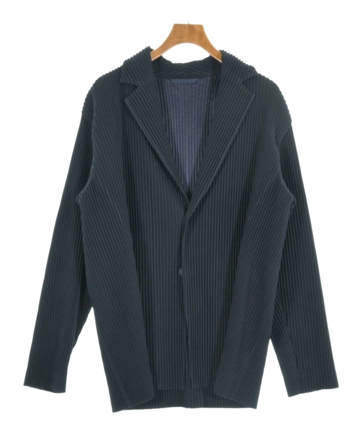 HOMME PLISSÉ アウター　2 HOMME PLISSE（オムプリッセ）カジュアルジャケット 紺 サイズ:4(XL位