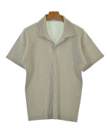 HOMME PLISSE（オムプリッセ）ポロシャツ グレー サイズ:3(L位) メンズ/2200639409061