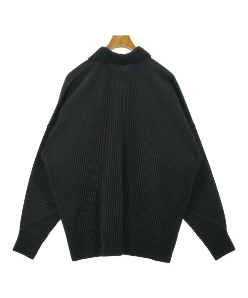 HOMME PLISSE（オムプリッセ）カジュアルシャツ 黒 サイズ:4(XL位) メンズ/2200640422011