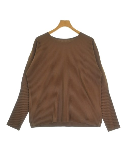 HOMME PLISSE(オムプリッセ)カジュアルシャツ 茶 サイズ:3(L位)/2200643812048