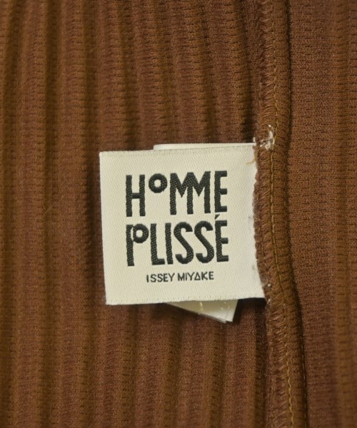 HOMME PLISSE（オムプリッセ）カジュアルシャツ 茶 サイズ:3(L位) メンズ/2200643812048