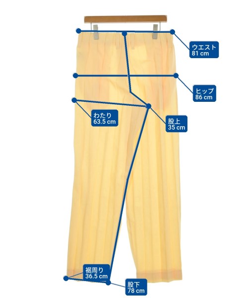 HOMME PLISSE（オムプリッセ）その他 黄 サイズ:3(L位) メンズ/2200644862011