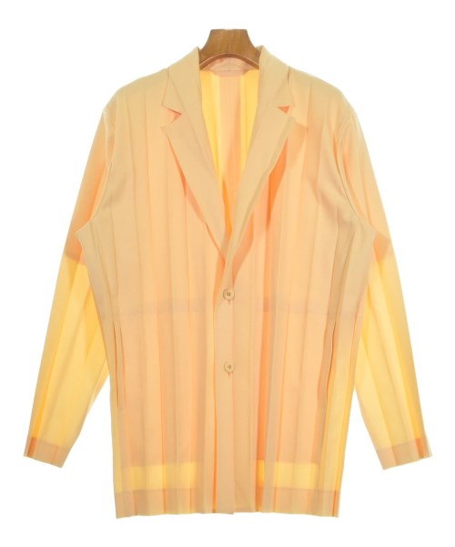 HOMME PLISSE(オムプリッセ)カジュアルジャケット 黄 サイズ:3(L位)/2200644862028