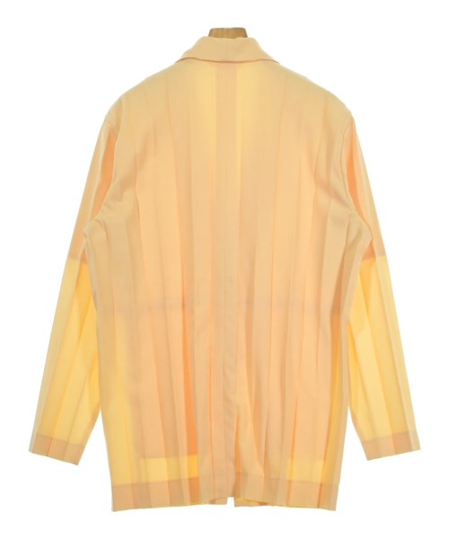 HOMME PLISSE（オムプリッセ）カジュアルジャケット 黄 サイズ:3(L位) メンズ/2200644862028