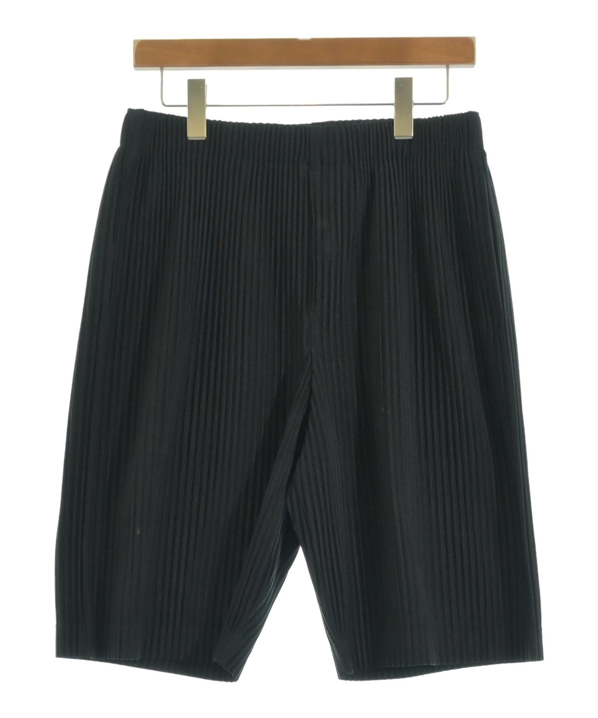 ◆新品同様美品 HOMMEPLISSE オムプリッセ メッシュショートパンツ◆ HOMME PLISSE（オムプリッセ）ショートパンツ 黒 サイズ:3(L位