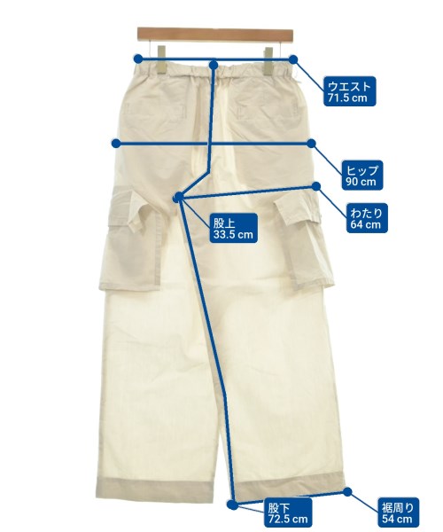 HOMME PLISSE（オムプリッセ）カーゴパンツ ピンク サイズ:1(S位) メンズ/2200621700053