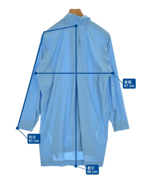 HOMME PLISSE（オムプリッセ）カジュアルシャツ 青 サイズ:2(M位) メンズ/2200625727025