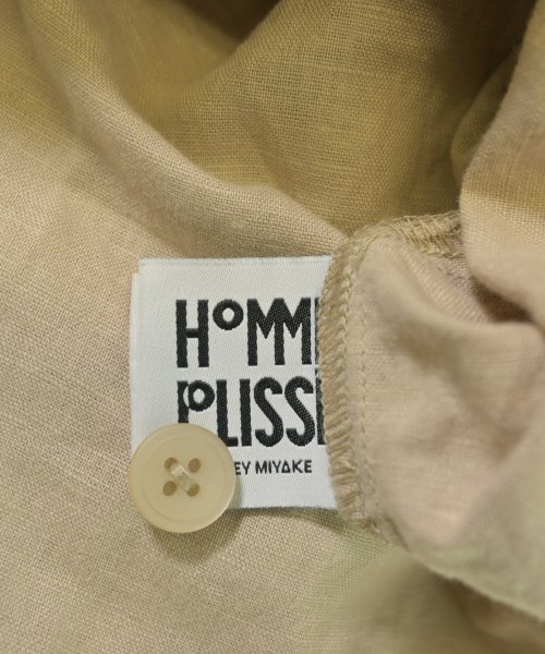 HOMME PLISSE（オムプリッセ）カジュアルシャツ ベージュ サイズ:2(M位) メンズ/2200626672010