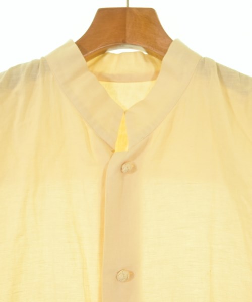 HOMME PLISSE（オムプリッセ）カジュアルシャツ 黄 サイズ:2(M位) メンズ/2200626672041