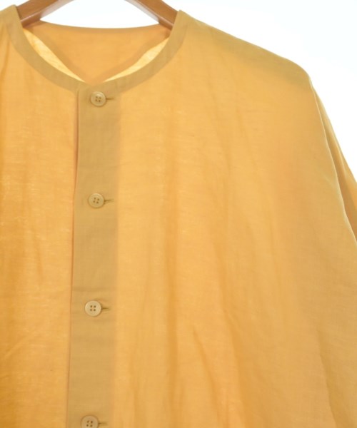 HOMME PLISSE（オムプリッセ）カジュアルシャツ 黄 サイズ:2(M位) メンズ/2200626672065