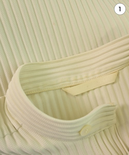 HOMME PLISSE（オムプリッセ）カジュアルシャツ ベージュ サイズ:2(M位) メンズ/2200626672072