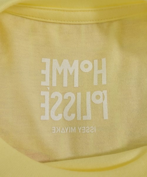HOMME PLISSE（オムプリッセ）Tシャツ・カットソー 黄 サイズ:3(L位) メンズ/2200627320057