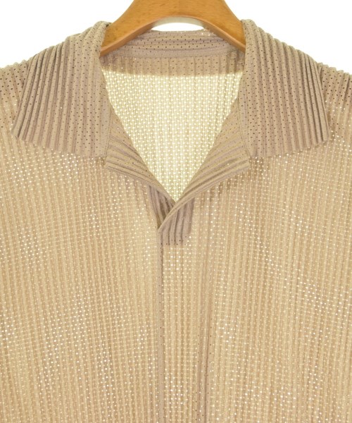 HOMME PLISSE（オムプリッセ）カジュアルシャツ ベージュ サイズ:3(L位) メンズ/2200628510044
