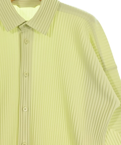HOMME PLISSE（オムプリッセ）カジュアルシャツ 緑 サイズ:2(M位) メンズ/2200629514041