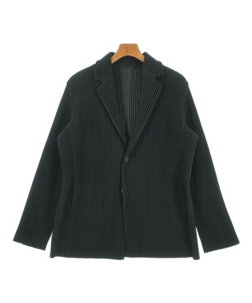 HOMME PLISSE（オムプリッセ）テーラードジャケット 黒 サイズ:2(M位