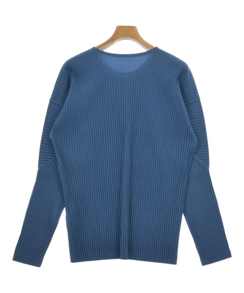 HOMME PLISSE（オムプリッセ）Tシャツ・カットソー 青 サイズ:4(XL位) メンズ/2200611121011