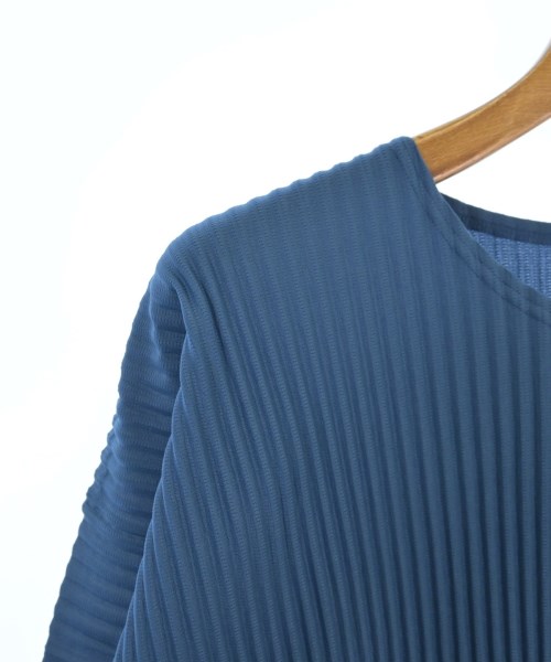 HOMME PLISSE（オムプリッセ）Tシャツ・カットソー 青 サイズ:4(XL位) メンズ/2200611121011