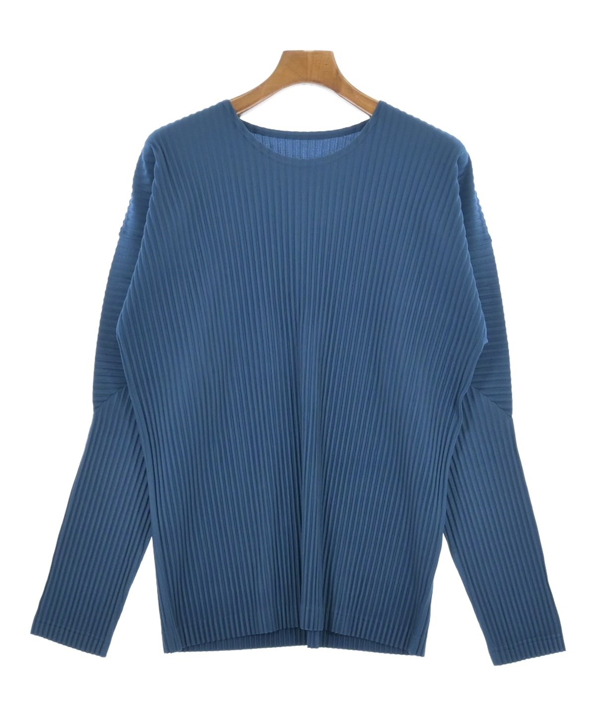 HOMME PLISSE（オムプリッセ）Tシャツ・カットソー 青 サイズ:4(XL位
