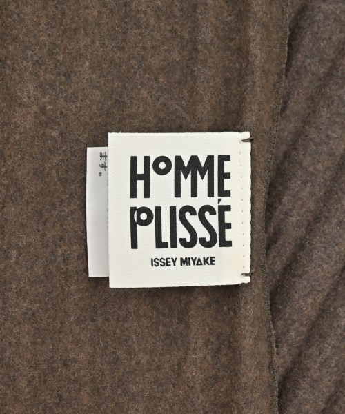 HOMME PLISSE（オムプリッセ）マフラー 茶 サイズ:- メンズ/2200610596056