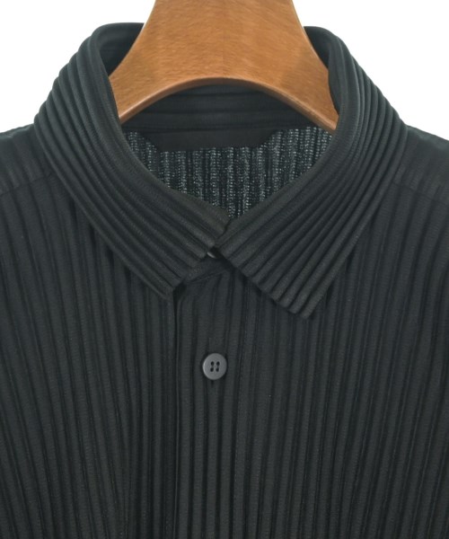 HOMME PLISSE（オムプリッセ）カジュアルシャツ 黒 サイズ:2(M位) メンズ/2200618877010