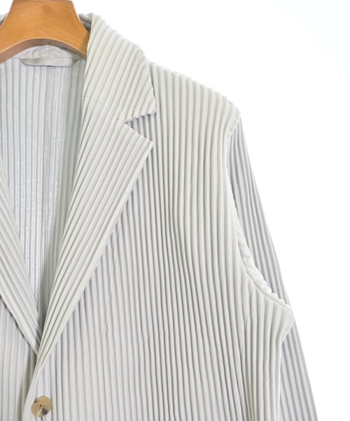 HOMME PLISSE（オムプリッセ）カジュアルジャケット グレー サイズ:3(L位) メンズ/2200620833028