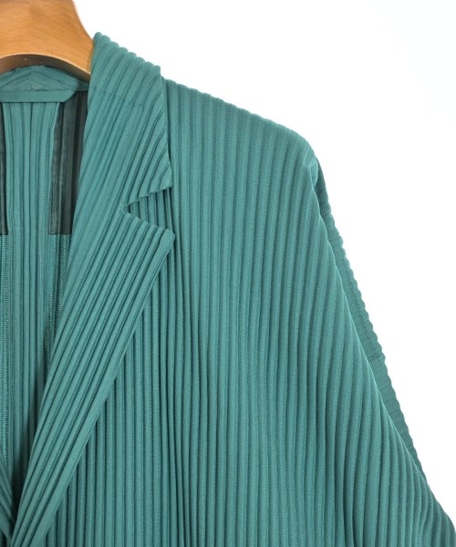 HOMME PLISSE（オムプリッセ）カジュアルジャケット 緑 サイズ:3(L位) メンズ/2200620833035