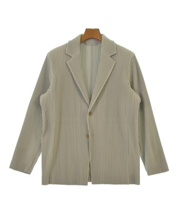 HOMME PLISSE（オムプリッセ）カジュアルジャケット グレー サイズ:1(S