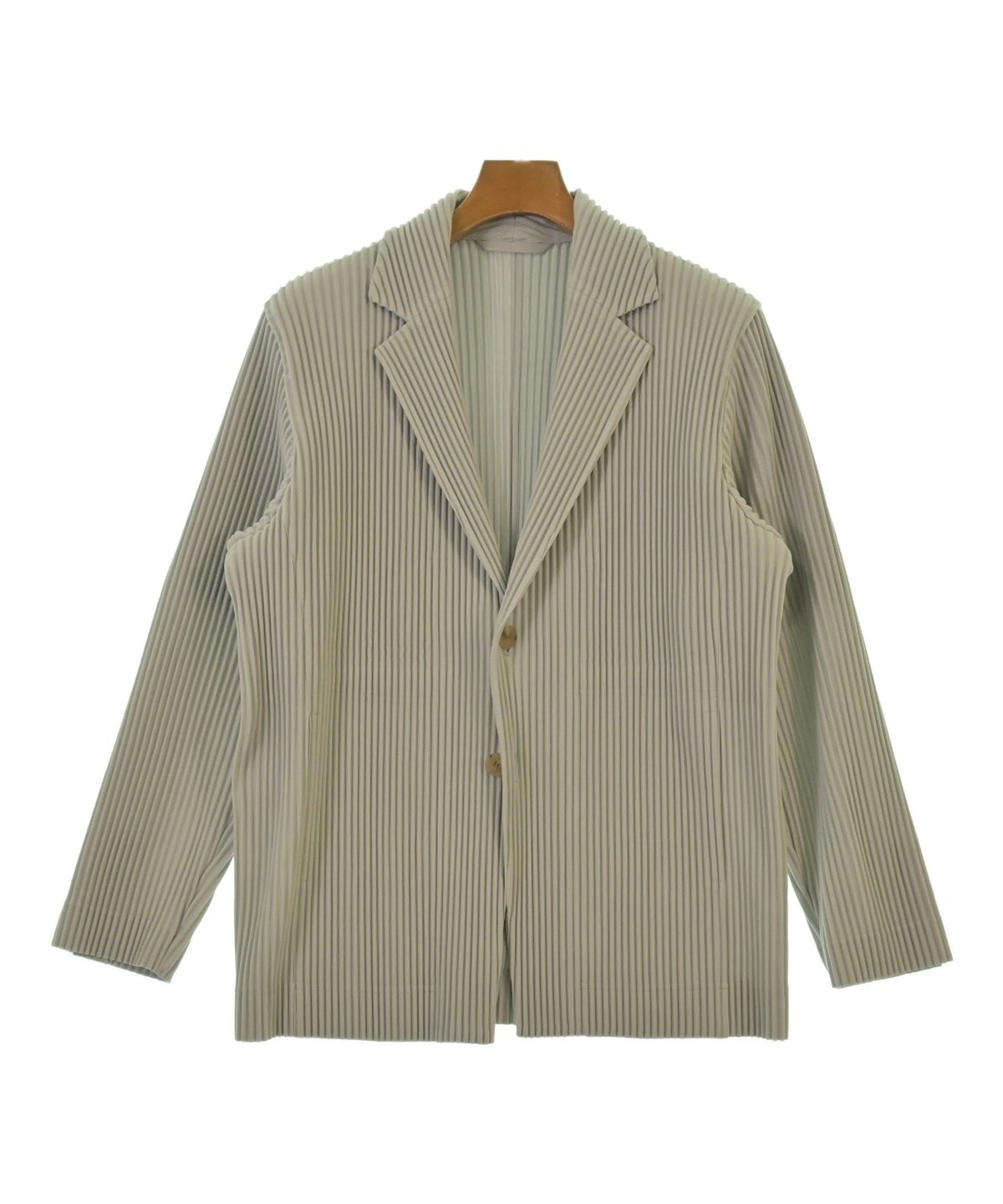 HOMME POLISSE オムプリッセ ジャケット HOMME PLISSE（オムプリッセ）カジュアルジャケット グレー サイズ:1(S