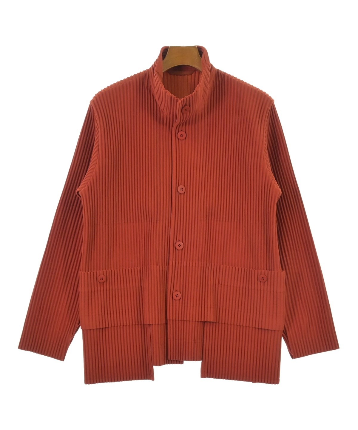 オムプリッセ / HOMME PLISSE カーディガン 赤 HOMME PLISSE ISSEY MIYAKE オム プリッセ イッセイ ミヤケ