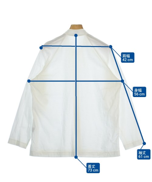 HOMME PLISSE（オムプリッセ）カジュアルシャツ 白 サイズ:2(M位) メンズ/2200669020069