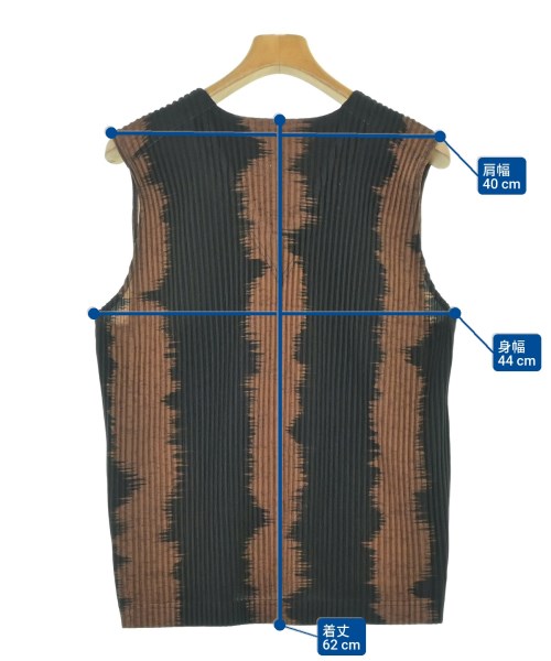 HOMME PLISSE（オムプリッセ）カジュアルシャツ 茶 サイズ:2(M位) メンズ/2200673668042