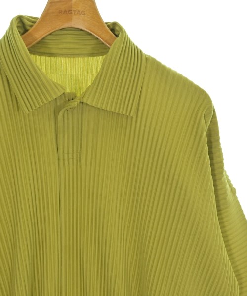 HOMME PLISSE（オムプリッセ）カジュアルシャツ 緑 サイズ:3(L位) メンズ/2200675105064