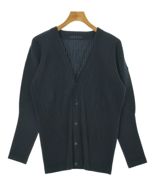 HOMME PLISSE(オムプリッセ)カーディガン 紺 サイズ:2(M位)/2200676962048