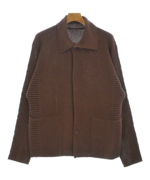 HOMME PLISSE(オムプリッセ)カーディガン 赤 サイズ:-(M位)/2200677142012