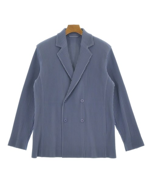 HOMME PLISSE(オムプリッセ)カジュアルジャケット 青 サイズ:2(M位)/2200677286037