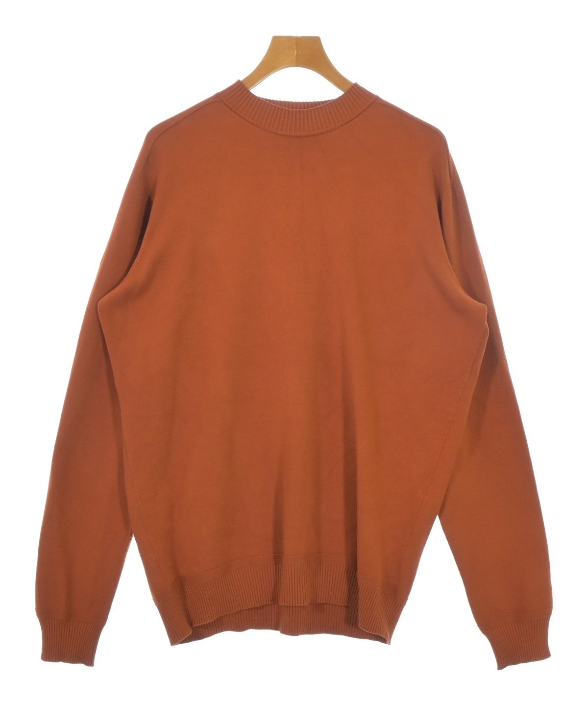 HOMME PLISSÉ ISSEY MIYAKE ニットセーター オレンジ HOMME PLISSE（オムプリッセ）ニット・セーター オレンジ サイズ:-(XL