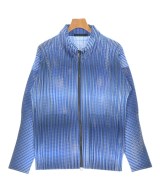 HOMME PLISSE（オムプリッセ）ブルゾン 青 サイズ:3(L位) メンズ/2200678221013