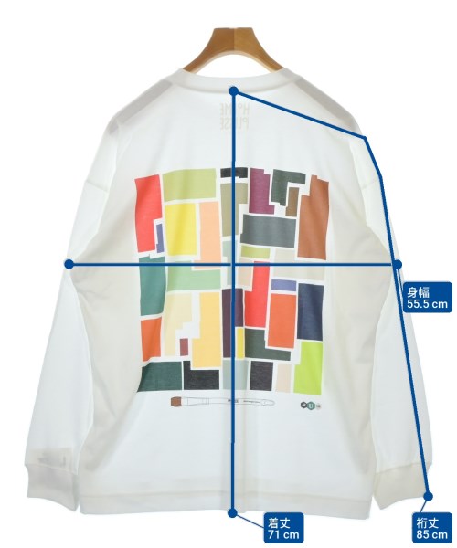HOMME PLISSE（オムプリッセ）Tシャツ・カットソー 白 サイズ:2(M位) メンズ/2200678840047