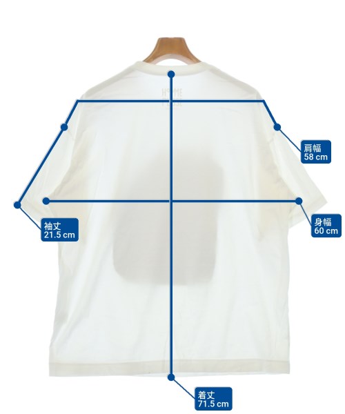 HOMME PLISSE（オムプリッセ）Tシャツ・カットソー 白 サイズ:3(L位) メンズ/2200695356064