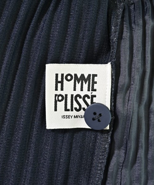 HOMME PLISSE（オムプリッセ）クロップドパンツ 紺 サイズ:3(L位) メンズ/2200698311060