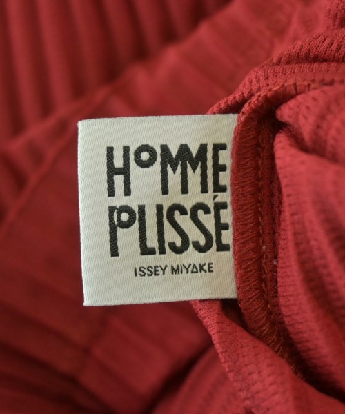 HOMME PLISSE（オムプリッセ）Tシャツ・カットソー 赤 サイズ:3(L位) メンズ/2200698005303